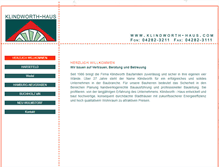 Tablet Screenshot of klindworth-haus.com